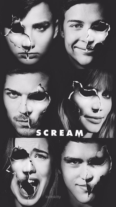 Wallpaper Lockscreen Scream Series Halloween Lockscreen, Scream Actors, Scream Series, Scream Tv Series, Mtv Scream, Light Movie, Scream Cast, Trailer Film, Scream Franchise