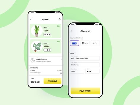 Checkout Page Ui Design, Checkout Page Design, Restaurant App, User Flow, Mobile App Design Inspiration, App Interface Design, App Interface, App Design Inspiration, Mobile Ui