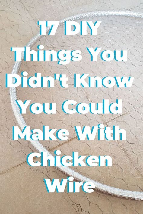 Chicken wire is so versatile and popping up all over the place. You can create lovely DIY home decor with this great material. Update your home with a few simple projects! #diy #chickenwire #diy #diyhomedecor Chicken Wire Crafts, Diy Locker, Diy Wainscoting, Diy Blanket Ladder, Diy Wall Shelves, Diy Things, Chicken Wire, Mason Jar Diy, A Chicken