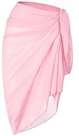 coverup | ShopLook Pink Sarong, Shawl Scarf Pattern, Blue Sarong, Sarong Dress, Pink Bathing Suits, Bathing Suit Covers, Beach Skirt, Shawl Scarf, Cover Ups