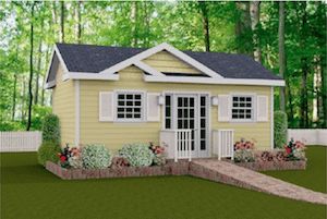 Grandma Pods, Granny Pods Floor Plans, Mother In Law Cottage, Flat Plan, Granny Pods, In Law House, Granny Pod, Backyard Cottage, Backyard House