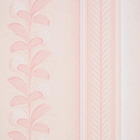 Ornate Border, Schumacher Wallpaper, Blush Wallpaper, Smooth Wallpaper, Large Scale Floral, Contemporary Wallpaper, Wallpaper Rolls, Color Blush, Pink Interior