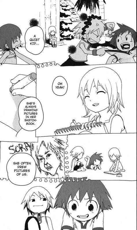 kingdom hearts chain of memories | Kingdom Hearts: Chain of Memories 1 Page 32 Kingdom Hearts Manga, Kingdom Hearts Namine, Sora And Riku, Kingdom Hearts Chain Of Memories, Kingdom Hearts Funny, Chain Of Memories, Comic Ideas, Kingdom Hearts Fanart, Kingdom Hearts Art