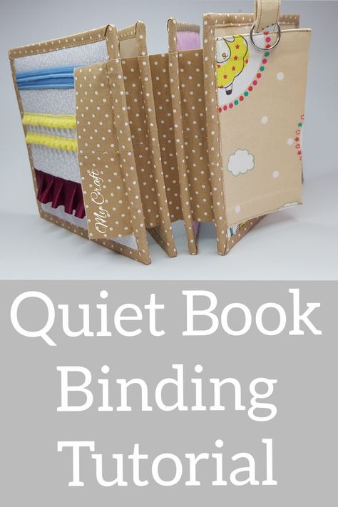 Quiet Book Sewing Patterns, Quiet Book Binding Ideas, How To Make Quiet Books, Binding A Quiet Book, Montessori Quiet Books, How To Bind A Quiet Book, How To Make A Quiet Book, Quite Book Templates, Diy Busy Book Toddler