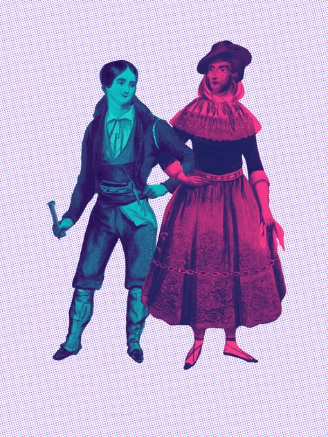 This piece of art is a collage of 1800s fashion prints sourced from the British Library that I have edited together. lgbt queer gay men art victorian vintage antique history pink blue print poster art sketch digital pop art meme non-binary transgender Trans Graphic Design, Gender Queer Art, Trans History, Blue Print Poster, They Them, Gender Art, Non Binary Art, Queer Vibes, Queer History