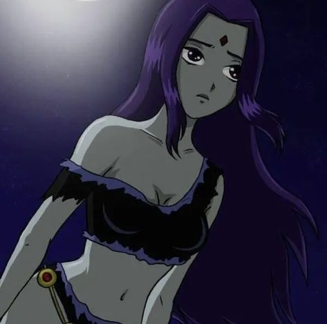 Raven Teen Titans, Teen Titans, Purple Hair, I Love, Moon, Instagram Post, Purple, Hair, Black