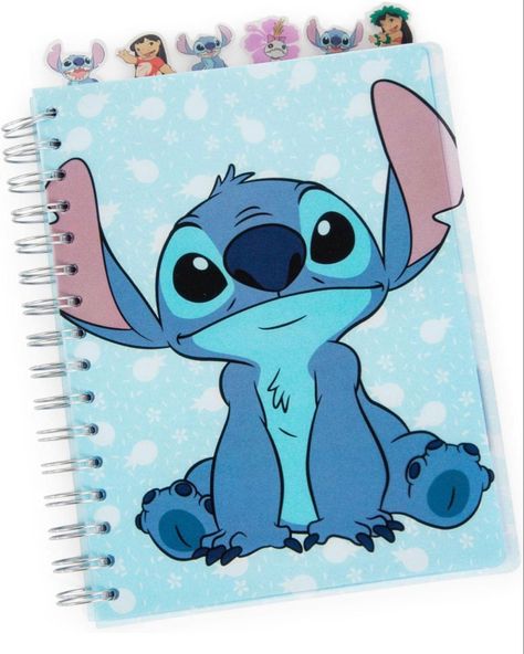 Lilo And Stitch Characters, Disney Notebook, Experiment 626, Notebook Spiral, Stitch Character, Cute School Stationary, Lilo Y Stitch, Stationary School, Mini Notebooks