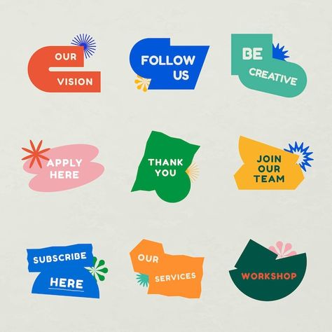 App Badges, Painted Wedding Invitation, Plant App, Banner Shapes, Card Ui, Brush Pen Lettering, Colorful Stationery, Flat Design Icons, Be Design