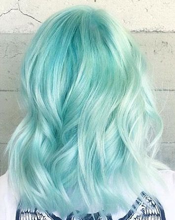 Mint Blue Hair, Mint Green Hair, Mint Hair, Teal Hair, Hair Color Pastel, Wild Hair, Colorful Hair, Pastel Hair, Hair Dye Colors