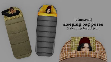 Sims Cheats, Sims 4 Cc Furniture, Sims Hair, Sleeping Bags, Sims Cc, Sleeping Bag, I Decided, Sims 4, Winter Jackets