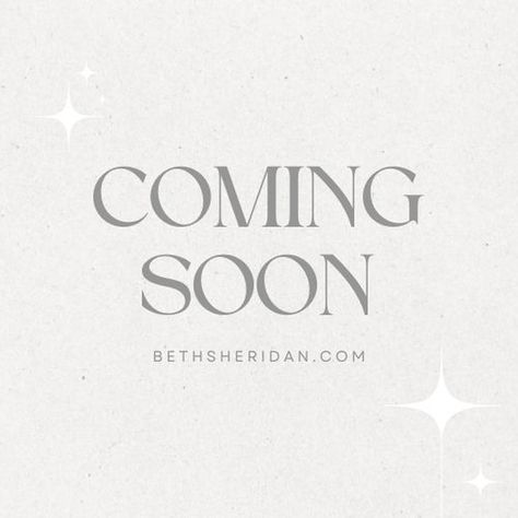 I am so excited! Great things coming soon! I am rebranding! New name: Beth Sheridan New logo New website bethsheridan.com (coming soon!) New colors New New New!!! Same elevated VIP Customer Service Same curated imagery to tell your love story Same amazing online gallery #rebranding #rebrand #comingsoon #weddingphotography #cantwait #breakingnews Logo New, New Names, New Logo, New Website, Online Gallery, New New, Cant Wait, So Excited, To Tell