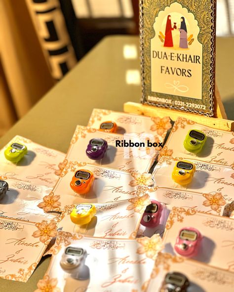 Customized Tasbeeh Counter Favors 💌✨🎀 Ribbon box | Counter Favors | Tasbeeh | Nikkah | Nikkah Ceremony | Wedding | Pakistani Wedding | Indian Wedding | Wedding Ideas | Favors Tasbeeh Counter, Nikkah Ceremony, Wedding Pakistani, Ribbon Box, Wedding Indian, Ceremony Wedding, Pakistani Wedding, Indian Wedding, Wedding Ceremony