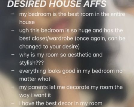 Desired House Affirmations, House Affirmations, Manifest Methods, Desired House, Sammy Ingram, My Own Room, Manifesting Affirmations, Tell Me Something Good, Own Room