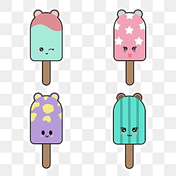 imut,kawaii,es krim,kartun,stiker,seni klip,ilustrasi datar,keren,pencuci mulut,manis,anak-anak,pesta,permen Pastel Png, Color Pastel, Pastel, Color, Kawaii