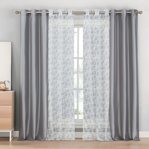 Living Room Decor Teal And Grey, Curtains For Grey Walls, Fancy Curtains, Window Curtains Living Room, Contemporary Curtains, Window Treatments Living Room, The Curtains, Living Room Decor Curtains, Sheer Curtain Panels