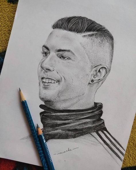 idol art 😍 @cristiano #cristianoronaldo #cr7 #artist #sketch #instagram #ronaldo #idol #artistsofinstagram #instadaily #cristiano… Art Work Sketches, Cr7 Art Draw, Drawing Of Cristiano Ronaldo, Ronaldo Sketch Pencil Easy, Cristiano Ronaldo Art Drawing, Ronaldo Sketch Pencil, Ronaldo Art Drawing, Ronaldo Drawing Sketch, Ronaldo Drawing Easy