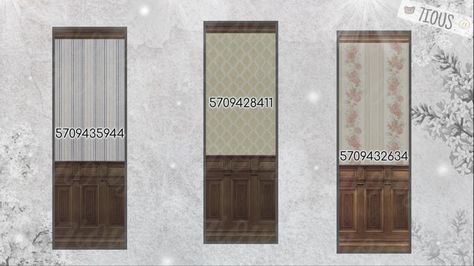 Dark Academia Color Scheme Bloxburg, Bloxburg Art Gallery, Neoclassical Bloxburg House, Victorian Bloxburg Decal Codes, Victorian Wallpaper Codes Bloxburg, Bloxburg Wall Decoration Ideas, Custom Wallpaper Decals Bloxburg, Old Fashioned Bloxburg House, Blox Burg Wallpaper Codes