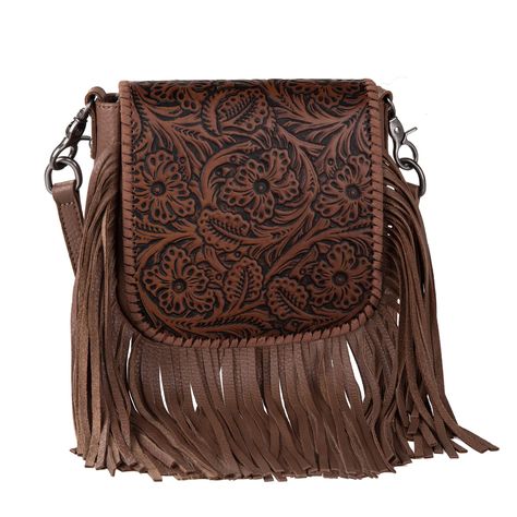 PRICES MAY VARY. Crossbody Bag: Made of genuine leather. The floral tooling and the fringe design aim to provide a unique elegance to your overall energy. A open pocket & zipper pocket on the back. The whipstitch detailing boosts the textural and visual element of the bag. Comes with a detachable and adjustable shoulder strap(48") - adapting to different body types and bag carry experiences. It IS SMALL-SIZE CROSSBODY BAG-Measured 8'' X 2.5" X 6.5" (Drop 24"). Has enough capacity for your belong 70s Rockstar, Fringe Crossbody Purse, Leather Fringe Purse, Rockstar Gf, Fringe Crossbody Bag, Western Purses, Handbag Stores, Fringe Purse, Crossbody Handbags