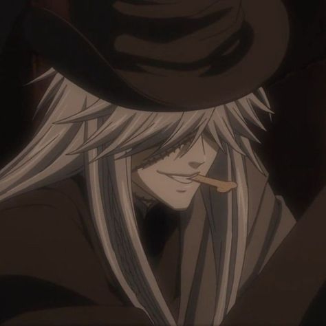 Undertaker Pfp, Black Butler Undertaker, Black Butler Funny, Black Butler Characters, Black Butler 3, Black Butler Anime, Black Butler Kuroshitsuji, Butler Anime, Ghibli Art