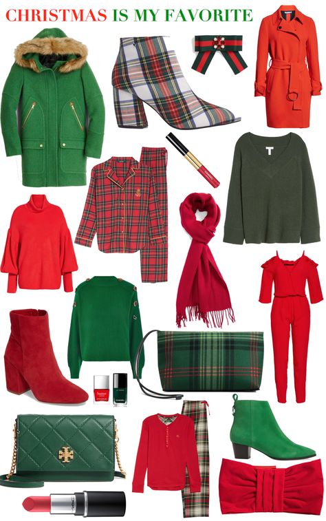 Red And Green Christmas Outfits, Green Outfits Ideas, Green Overalls Outfits, Red And Green Outfit, Green Christmas Outfit, Denim Midi Skirt Outfit, Outfits For Short Women, Red Green Dress, Green Clothes