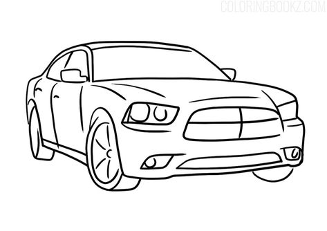 Dodge Charger Coloring Page #Dodge #DodgeCharger #Charger #musclecar #power #cars #coloringpage #coloringpages Dodge Charger Drawing, Charger Drawing, Dodge Charger Hemi, Car Clipart, Dodge Super Bee, Dodge Charger Hellcat, 2014 Dodge Charger, Bee Coloring Pages, Bottle Decals