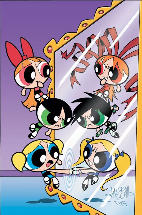 Lessons from the Power Puff Girls: In an alternate universe you are always more punk rock!! Powerpuff Kızları, Power Puff Girls Z, Super Nana, Powerpuff Girls Cartoon, Timmy Turner, Powerpuff Girls Wallpaper, Powerpuff Girls Fanart, Rowdyruff Boys, Ppg And Rrb