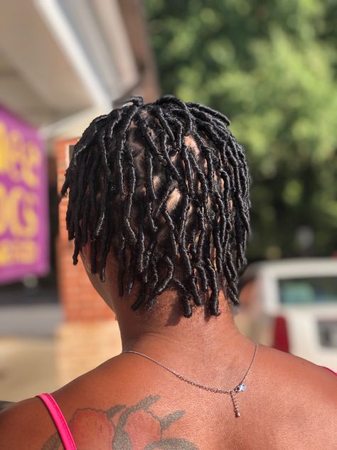 Starter Locs with comb twist Small Coil Starter Locs, Starter Locs Styles Comb Coil Short, Comb Twist Hairstyles Natural Hair, Starter Locks On Short Hair, Small Locs Starter, Starter Locs Short 4c Hair, Starter Locs Styles Comb Coil, Starter Locs Coils, Starter Locs Short Hair