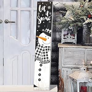 Front Porch Rustic, Christmas Party Crafts, Porch Door, Snowman Sign, Winter Porch, Home Yard, Porch Doors, Winter Door, Winter Signs