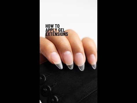 (720) Soft Gel Application Nail Tutorial - ESVY Nail - YouTube Gel Application, Soft Gel Tips, Gel Nails At Home, Soft Gel Nails, Gel Extensions, Nail Tutorial, Gel Tips, Soft Gel, Nail It