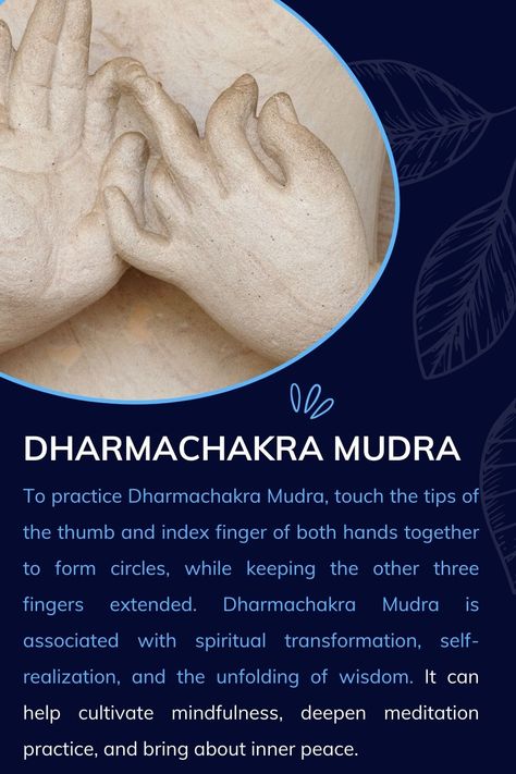 Dharmachakra Mudra | Hand mudra and their meaning | Yoga Kubera Mudra, Ganesha Mudra, Meditation Mudras, Mudras Meanings, Dharmachakra Mudra, Hand Mudra, Spiritual Journaling, Hand Mudras, Hand Gestures