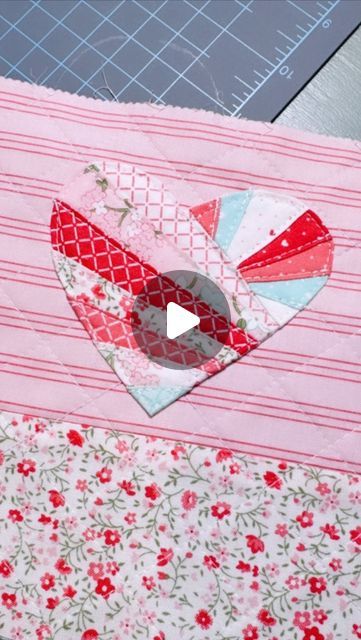 Missy Luukkonen on Instagram: "If you have been wanting to learn to paper piece then you are in the right place! This Thursday I am offering a free class where I will walk you through all the steps of paper piecing! The class will be live on Instagram and you will get the recording emailed to you afterwards, so if you can’t make it live, I’ve got you! ❤️ Comment below with the word Teach and I’ll send you the link to sign up. Anyone who signs up will get the replay! ❤️ Be sure to share this with your friends so they can join us too!! #paperpiecing #iglive #learnhow #howto #fpp #paperpiecesprojects #heart #valentinesday #ilovetosew #sewing #sewingproject #quilting #learntosew" Paper Pieced Heart Pattern, Epp Heart Pattern, Pieced Heart Quilt Block Free Pattern, Valentines Wall Hanging Quilt, Valentine’s Day Quilt Patterns, Learn To Sew, Paper Piecing, Quilt Patterns, Sewing Projects