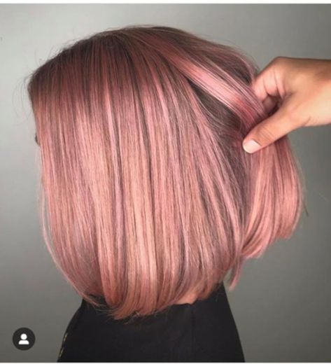 Rose Gold Bob Hair Brunette, Mom Haircut, Hair Color Guide, Retro Wedding Hair, Hair Color Rose Gold, Perfect Hair Color, Fall Hair Color Trends, Hair Color Burgundy, Colour Trends