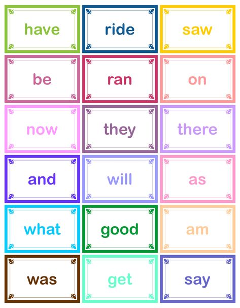 Basic Sight Words Free Printable, Sight Word Flashcards Printable Free, Sight Words With Pictures Free, Sight Words Flashcards Printable, Diy Sight Word Flashcards, Free Printable Sight Words Flashcards, Sight Words Flash Cards Free Printables, Site Words Kindergarten, Sight Word Flash Cards Free