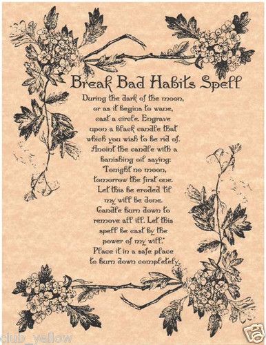 Bad Habits Spell, Pagan Kitchen, Magic Journal, Smudging Prayer, Paganism Spells, Magical Moon, Wiccan Crafts, Witch Stuff, Under Your Spell