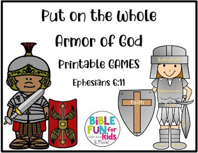 Armor Of God Games, Armor Of God Lesson, Sunday School Games, Fun Learning Games, The Armor Of God, Bible Teaching, Camp Crafts, Student Drawing, Teacher Supplies