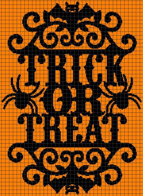 Halloween Crochet Grid, Fall Tapestry Crochet, Pixel Macrame, Crochet Grid Patterns, Graphghan Patterns, Halloween Stitch, Flower Snowflake, Crochet C2c Pattern, Crochet Grid