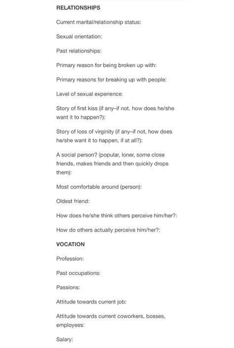 Character Outline / Page 4 Outlining Characters, Character Outline, Comic Book Drawing, Book Outline, Writer Inspiration, Writing Stuff, Past Relationships, Book Drawing, Relationship Status