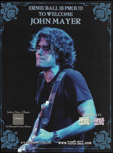 John Mayer Poster, John Mayer Continuum, John Mayer Guitar, Acoustic Light, String Jewelry, Guitar Magazine, Pin Up Photos, Acoustic Guitar Strings, I John