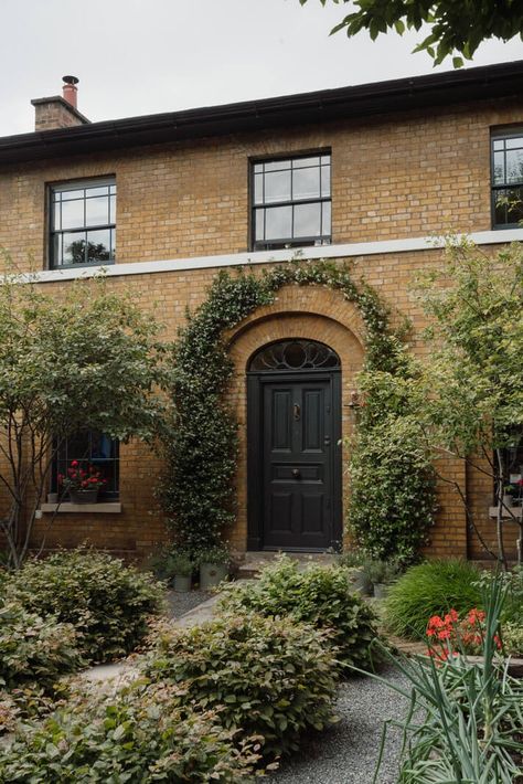 A Beautiful London Family Home with Colorful Accents 29 Yellow Painted Walls, Cottage Loft, Pitched Ceiling, Georgian Terrace, London Houses, London Family, Airbnb Design, Beautiful London, The Modern House