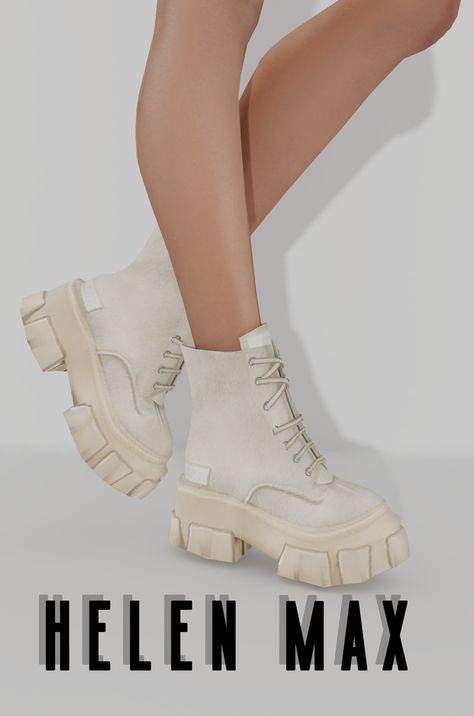 The Sims 4 Pack, Sims 4 Men Clothing, Sims 4 Tsr, Die Sims 4, Cream Boots, Sims 4 Cc Kids Clothing, The Sims 4 Pc, Pelo Sims, Sims 4 Cc Shoes