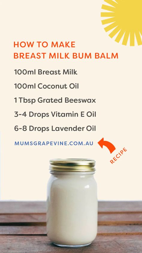 Instruction on how to make a silky smooth nappy balm using breast milk. This recipe has been used and recommend by mums. Breastmilk Salve Recipe, Breast Milk Face Mask, Breastmilk Diaper Rash Cream, Breast Milk Soap Recipe Easy, Breast Milk Diaper Rash Cream, Breast Milk Recipes, Diy Breastmilk Lotion, Breast Milk Lotion Recipe, Breast Milk Uses