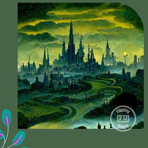 The Emerald City… #flippingunique #wizardofoz #dorothy #oz #thewizardofoz #judygarland #wickedwitchofthewest #wicked #yellowbrickroad #scarecrow #emeraldcity #tinman #wickedwitch #dorothygale #halloween #art #elphaba #toto #glinda #s #somewhereovertherainbow #rubyslippers #lfrankbaum #cowardlylion #witch #musical #hollywood #musicaltheatre #broadway #landofoz Dorothy Oz, The Emerald City, Wicked Witch Of The West, Cowardly Lion, 2024 Prom, Album Ideas, Land Of Oz, The Wonderful Wizard Of Oz, Ruby Slippers