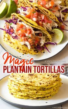 Fluffy Tortilla Recipe, Plantain Tortillas, Tortillas Recipe, Plantain Recipes, Boricua Recipes, Fingerfood Party, Tortilla Recipe, Aip Recipes, 2 Ingredient