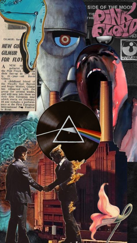 Pink Floyd Pink Floyd Astetic, Pink Floyd Band Poster, Pink Floyd The Wall Aesthetic, Pink Floyd Cover Art, Pink Floyd Album Art, Pink Floyd The Wall Wallpaper, The Wall Pink Floyd Art, Pink Floyd Dark Side Of The Moon, Pink Floyd Aesthetic Wallpaper