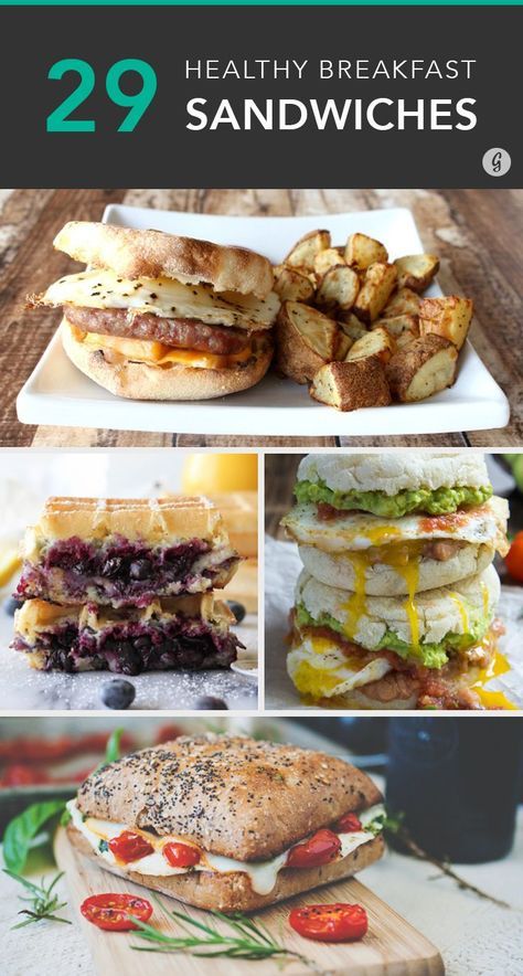 These 27 Breakfast Sandwiches Put Fast Food Options to Shame #breakfast #sandwich #recipes More Healthy Breakfast Sandwiches, Breakfast Sandwich Maker Recipes, Sandwich Maker Recipes, Healthy Breakfast Sandwich, Breakfast Sandwich Maker, Breakfast Sandwich Recipes, Healthy Sandwiches, Fast Healthy Meals, Breakfast Healthy