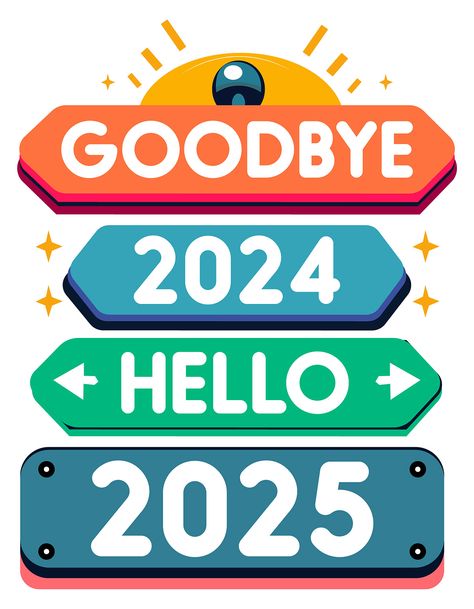 Happy new year 2025 good bye 2024 t-shirt design :: Behance Good Bye 2024 Welcome 2025, Bye Bye 2024, Happy New Year 2025 Design, 2025 Logo, Funny Happy Birthday Images, Happy New Year Shirt, Good Morning Clips, New Year Wishes Images, Happy New Year Message