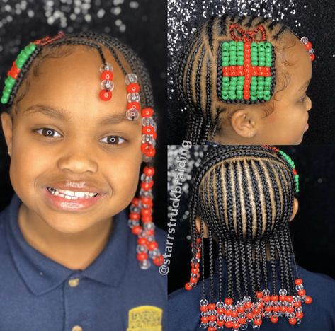 christmas style😍 Christmas Braids For Black Kids, Christmas Braids, Braids For Black Kids, Braids For Black, Braids For Kids, Christmas Style, Black Braids, Christmas Fashion, Black Girls Hairstyles