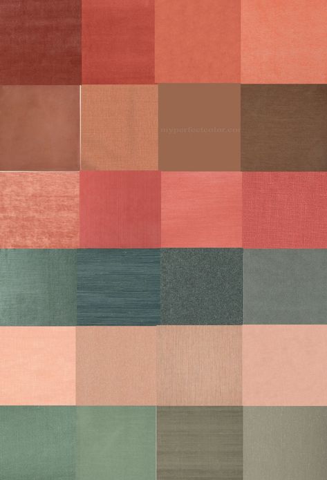 My Color Palette (Warm & Delicate) Hay Color Palette, Tonal Colour Palette, Soft Red Color Palette, Muted Red Color Palette, Auburn Color Palette, Warm Tones Color Palette, Muted Autumn Color Palette, Caramel Color Palette, Caramel Palette