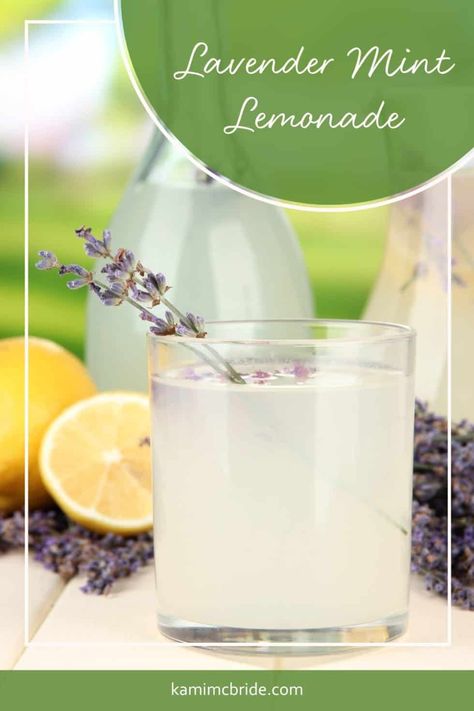 Lavender Mint Lemonade, Lavender Limeade, Mint Lemonade Recipe, Mint Drink, Lavender Recipes, Mint Lemonade, Homemade Cocktails, Lavender Lemonade, Herbal Drinks