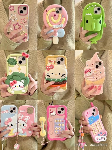 Seashell Pattern, Kawaii Iphone Case, Retro Phone Case, Cute Camera, Anak Manja, Produk Apple, Handmade Phone Case, Girly Phone Cases, Kawaii Phone Case